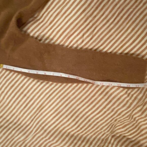 Sézane Camel Brown Willy Knit Woven Alpaca Jumper Sweater Pullover - Picture 11 of 11